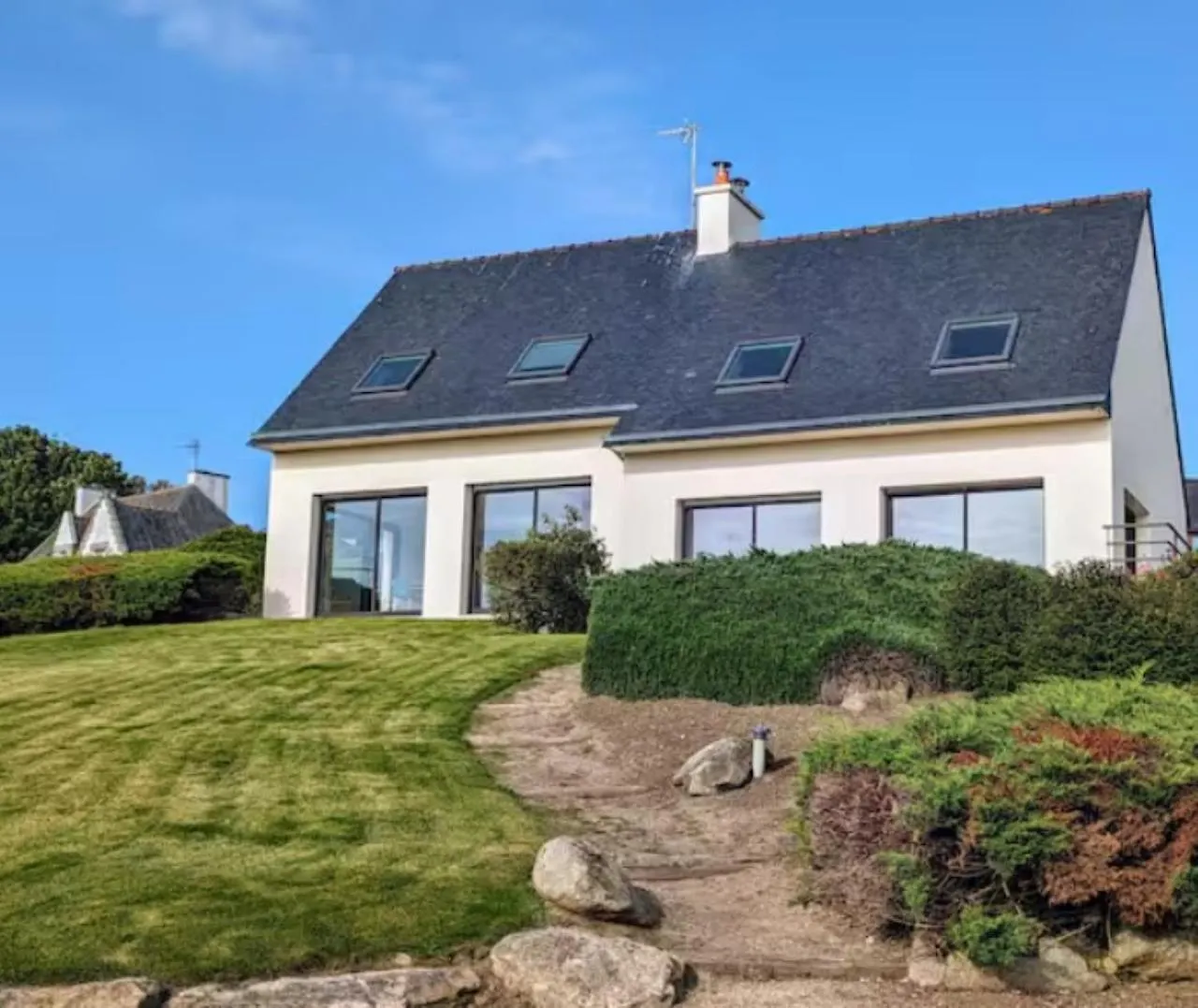 بيت للعطل La Maree Haute - Vue Mer Imprenable Saint-Pol-de-Léon فرنسا