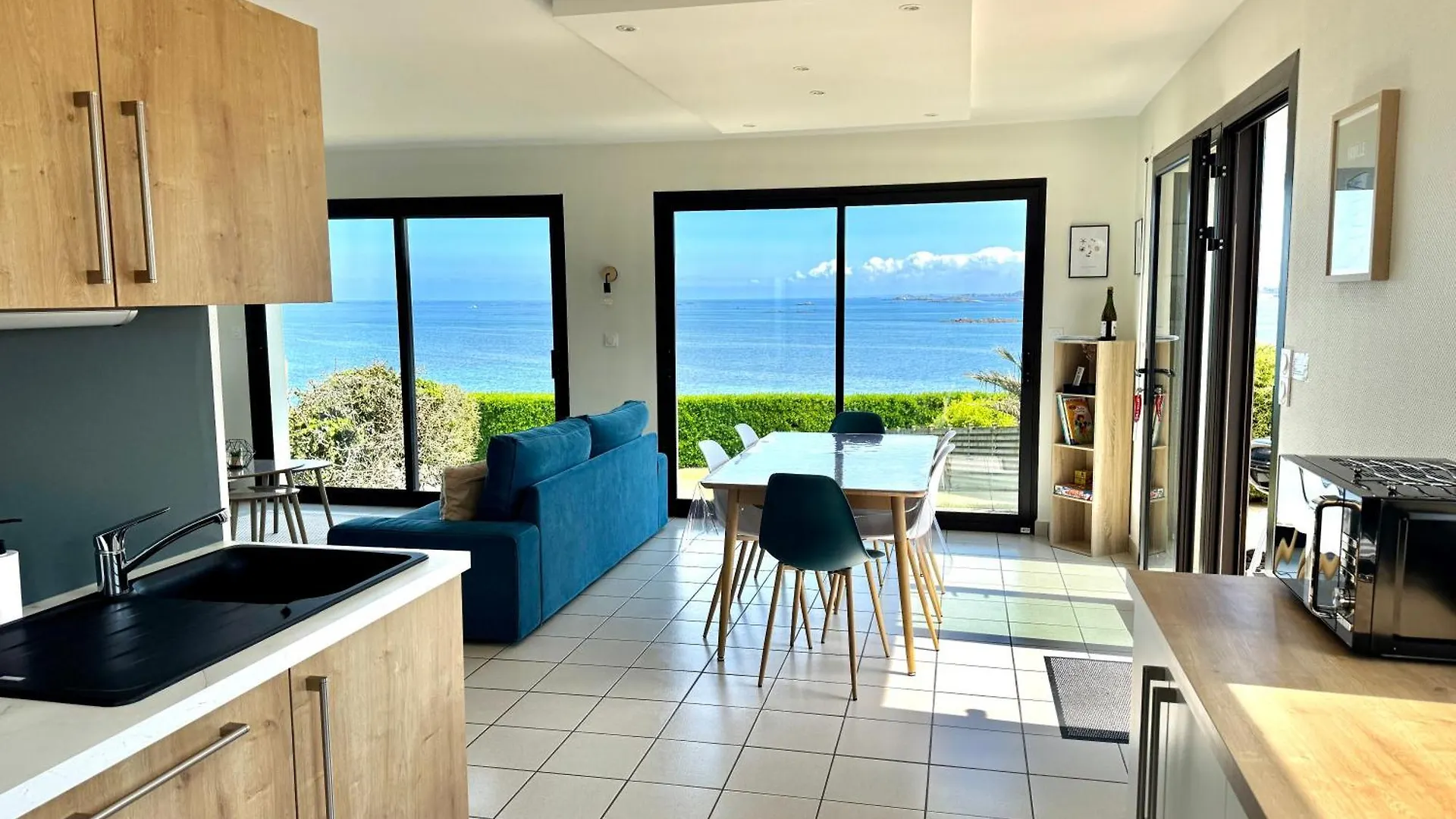 بيت للعطل La Maree Haute - Vue Mer Imprenable Saint-Pol-de-Léon